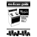 Whirlpool RF360BXW User's Manual