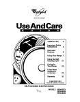 Whirlpool RF354BXB User's Manual