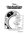 Whirlpool RF316PXY User's Manual