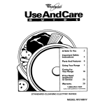 Whirlpool RF310BXY User's Manual