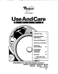 Whirlpool RC864OXB User's Manual
