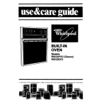 Whirlpool RBIOOOXV User's Manual