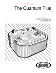 Whirlpool oortable spa User's Manual