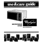 Whirlpool MW8550XS User's Manual