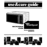 Whirlpool MW8500XR User's Manual