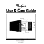 Whirlpool MW7500XW User's Manual