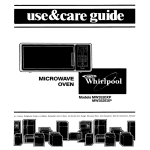 Whirlpool MW352EXP User's Manual