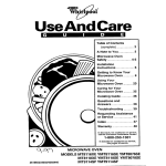 Whirlpool MT8116XE User's Manual