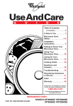 Whirlpool MT8066SE User's Manual