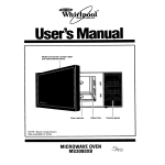 Whirlpool MS3080XB User's Manual