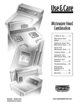 Whirlpool MHE13XH User's Manual