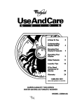 Whirlpool LSS8244A User's Manual