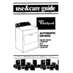 Whirlpool LE781OXP User's Manual