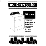 Whirlpool LE6600XS User's Manual