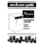 Whirlpool LE4930XM User's Manual