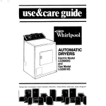 Whirlpool LE2OOOXS User's Manual