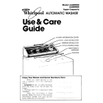 Whirlpool LA6805XK User's Manual