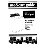 Whirlpool LA5800XP User's Manual