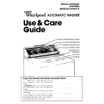 Whirlpool LA5700XK User's Manual