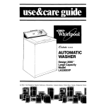 Whirlpool LA3300XP User's Manual