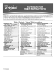 Whirlpool GSS30C6EYY User's Manual