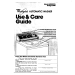 Whirlpool LB5500XL User's Manual