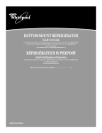 Whirlpool GB2SHDXPB00 User's Manual