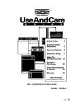 Whirlpool FES355Y User's Manual