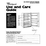 Whirlpool EVISHKXK User's Manual