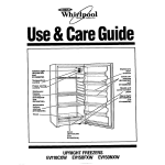 Whirlpool EV11OCXW User's Manual