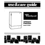 Whirlpool EV090F User's Manual