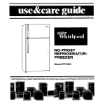 Whirlpool ETl6XK User's Manual