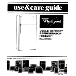 Whirlpool ETl2CC User's Manual
