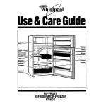 Whirlpool ET180K User's Manual