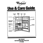 Whirlpool ET16XK User's Manual