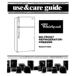 Whirlpool ET16AK User's Manual