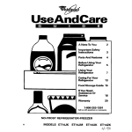 Whirlpool ET14JM User's Manual