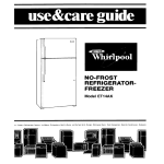 Whirlpool ET14AK User's Manual