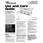 Whirlpool EHH-150F User's Manual