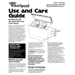 Whirlpool EHH-090F User's Manual
