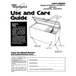 Whirlpool EH180FXL User's Manual