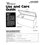 Whirlpool EH15OCXK User's Manual