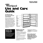 Whirlpool EEV 202X User's Manual