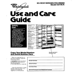 Whirlpool EDI9CK User's Manual