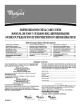 Whirlpool ED5LVAXV User's Manual