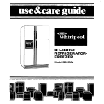 Whirlpool ED26MM User's Manual