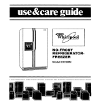 Whirlpool ED22MM User's Manual