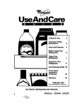 Whirlpool ED20PK ED22PK User's Manual