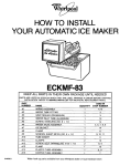 Whirlpool ECKMF-83 User's Manual