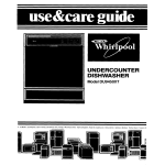 Whirlpool DU9450XT User's Manual